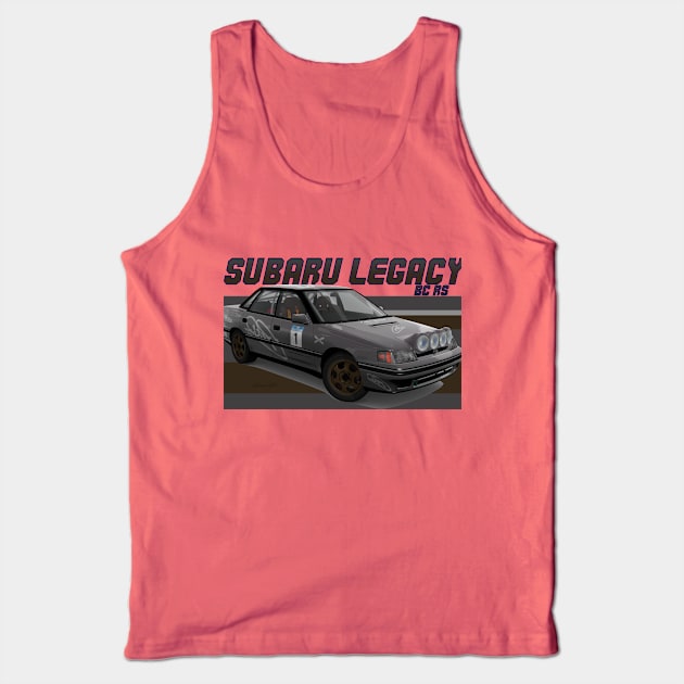 Subaru Legacy BC RS Tank Top by PjesusArt